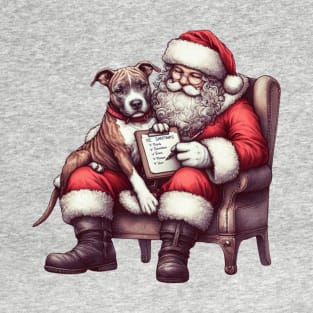 Making a List - Pit bull Terrier T-Shirt